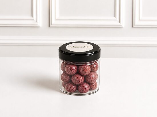 Liofilizuoti juodieji serbentai jogurtiniame šokolade 100g
